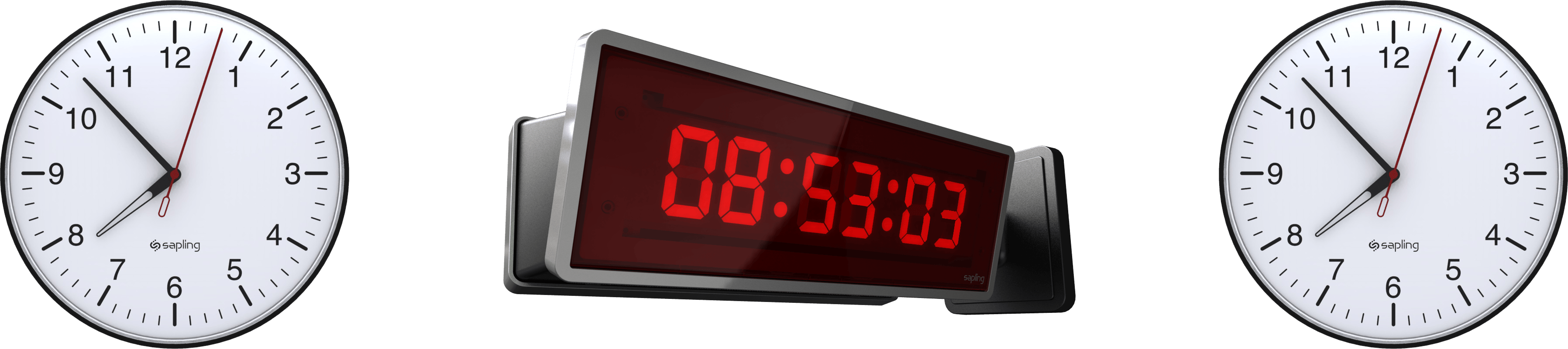 Sapling Synchronized Clock Systems Always Having a Solution to a