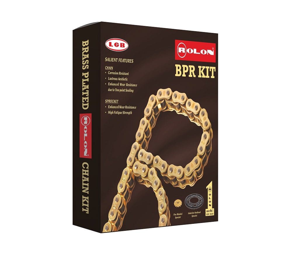 Buy " Benelli IMPERIALE 400 Brass Chain Sprocket Kit By Rolon" Rs