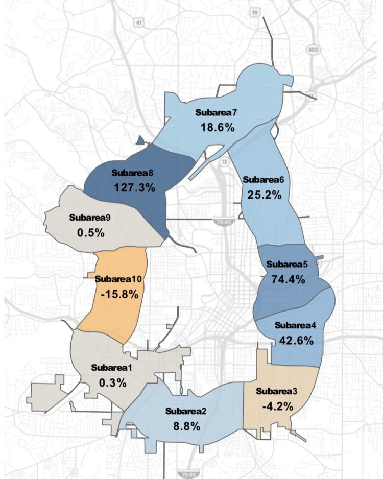 Atlanta Beltline Map 2020 Atlanta BeltLine Equitable development report amid concerns over