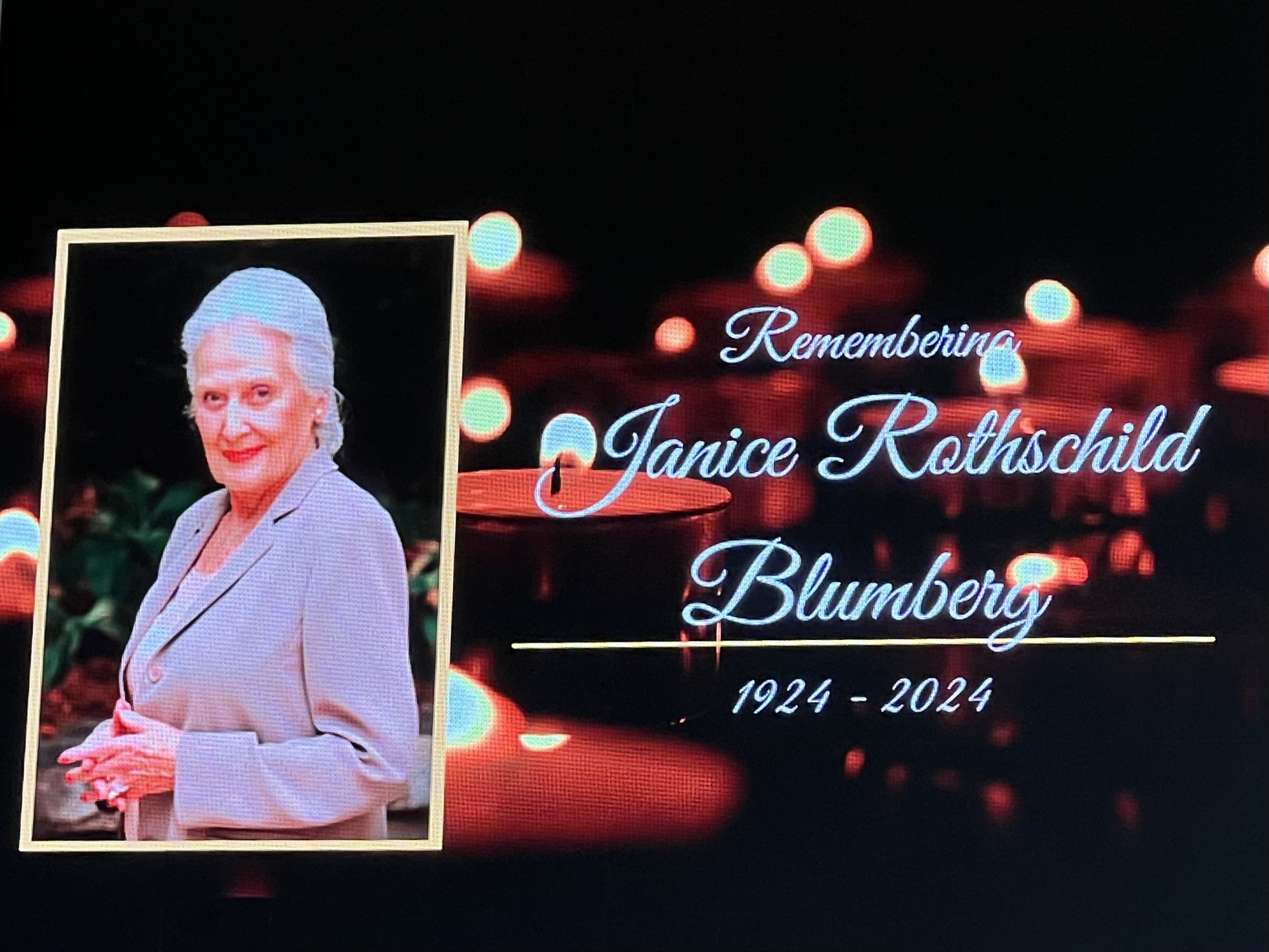 Janice Rothschild Blumberg (19242024) a woman who knew how to live SaportaReport