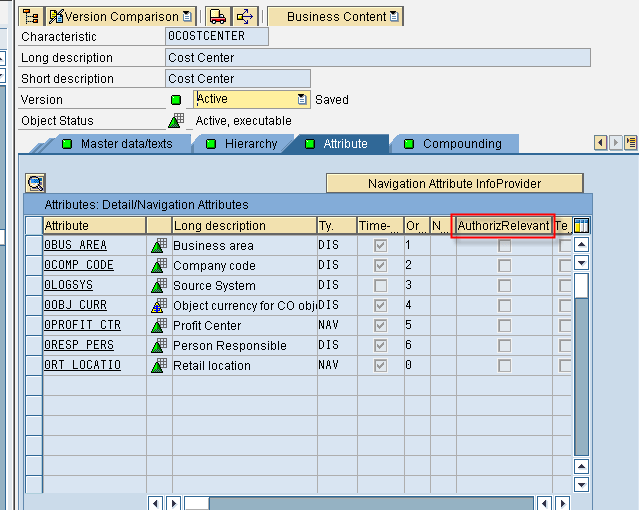 SAP BW Sap Security Pages