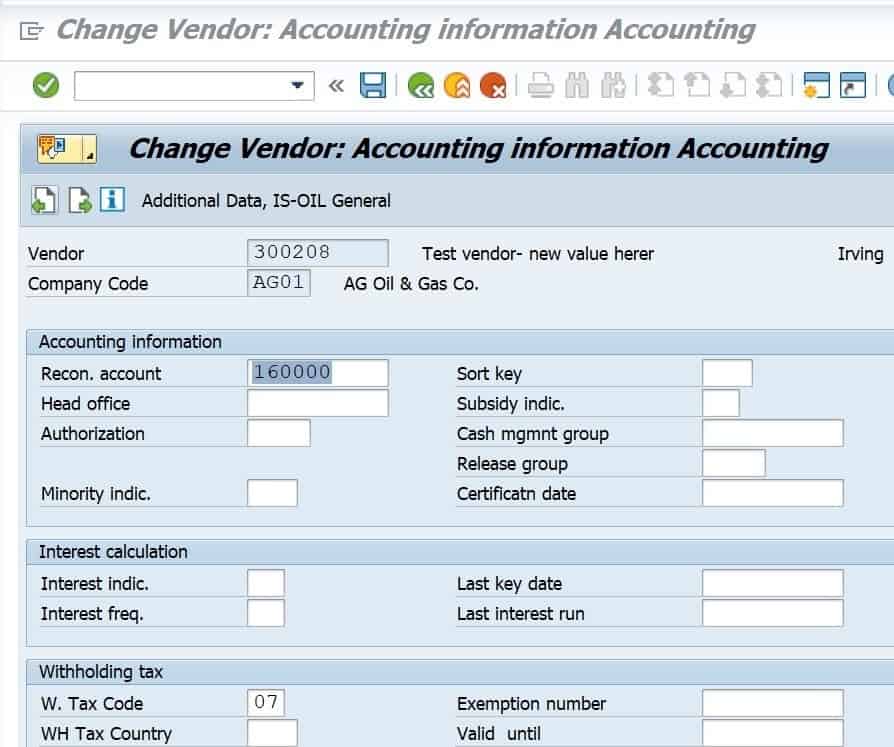 FK02 Change vendor master Sapsharks