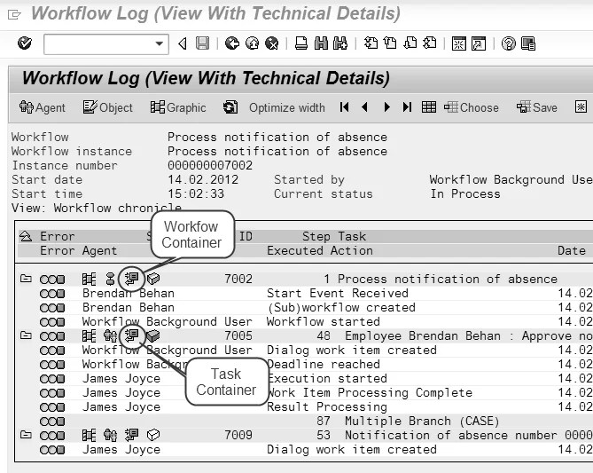 SAP Workflow Log files ( WF_LOG_ ) SAP Stack