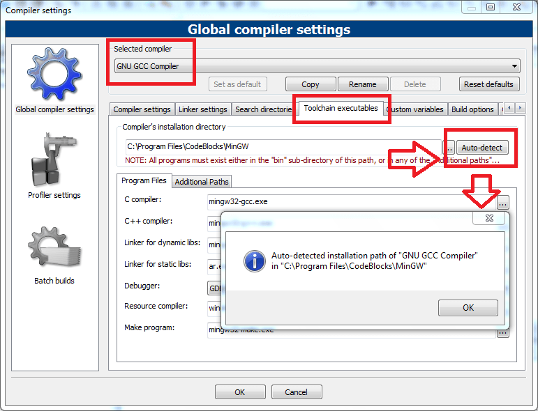Mingw32 gcc exe. Ide для avr gcc.