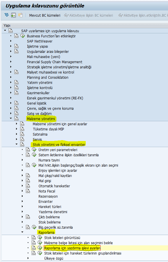 SAP Sisteminde Liste Görüntüsünü ALV Görüntüsü SAP UZMAN SAP FI