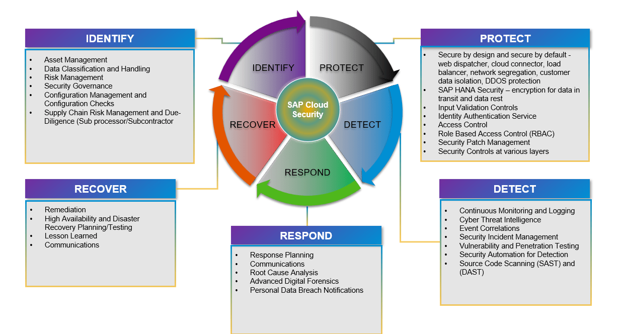 Rise with SAP Private ve Public Cloud Güvenliği Genel Bakış