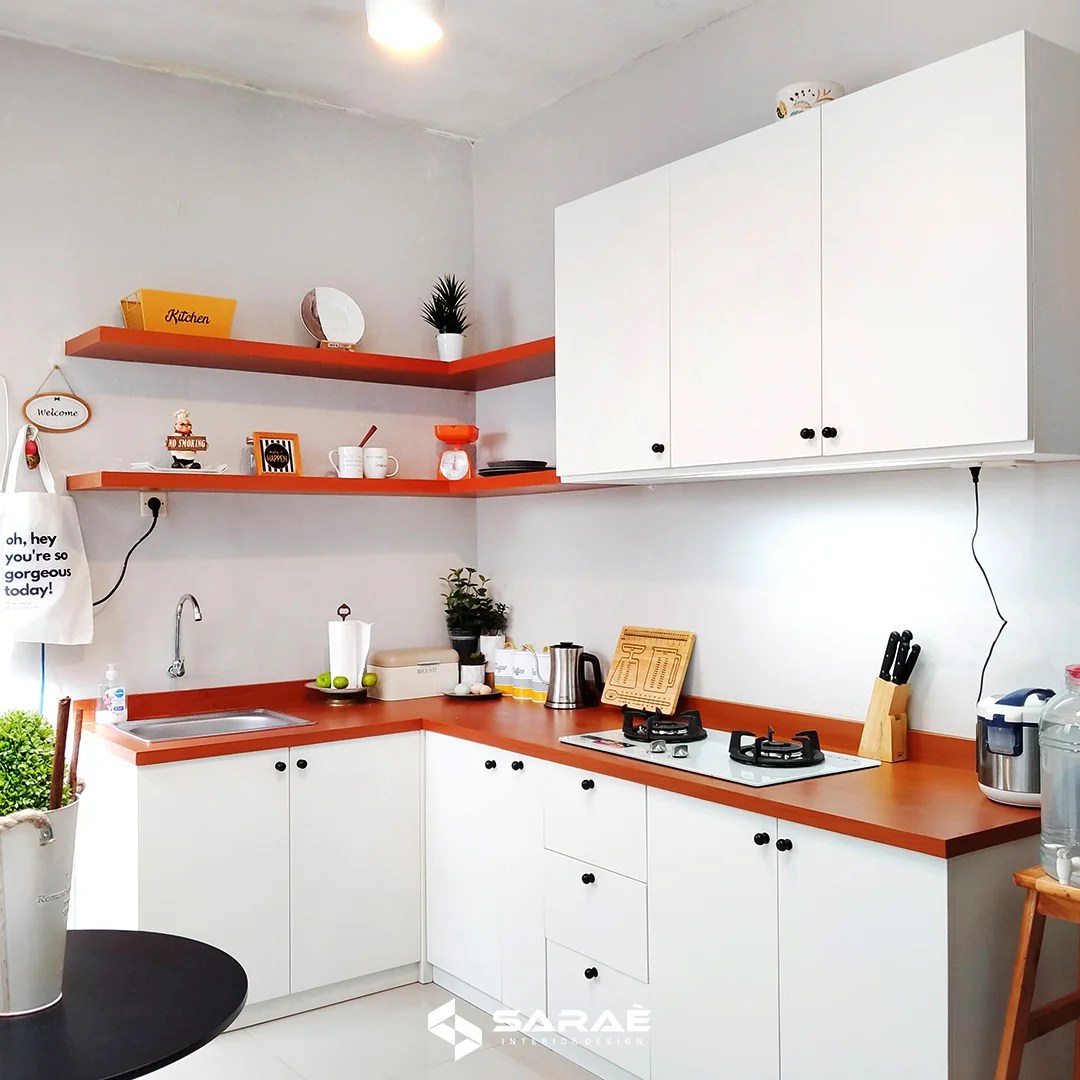 proyek Kitchen set scandinavian style sarae.id