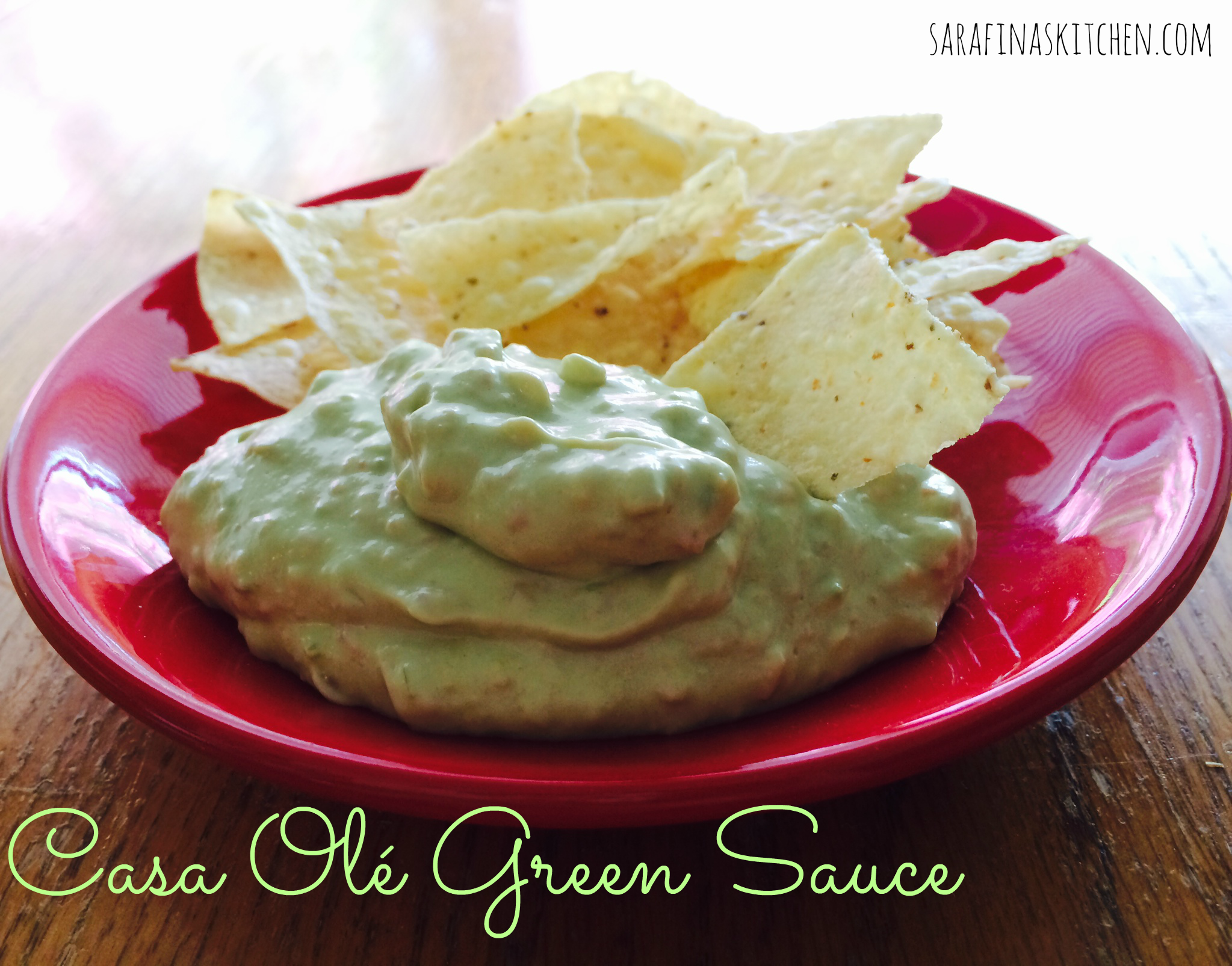 Casa Olé Green Sauce Sarafina's Kitchen