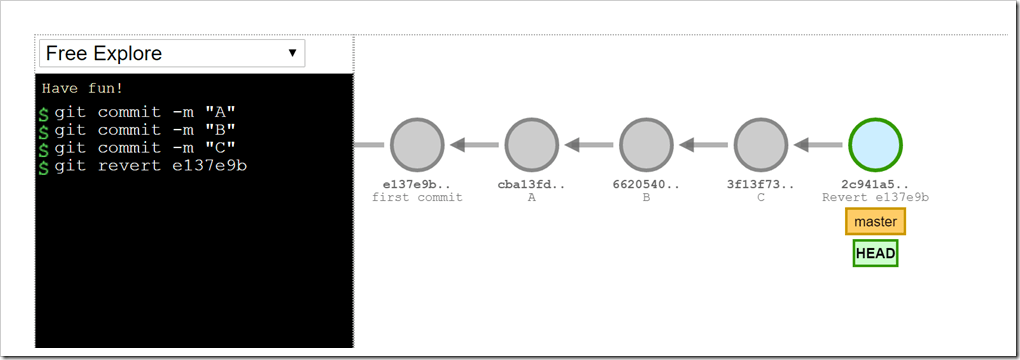 How to use git revert to undo a previous commit 084 Sara Ford's Blog