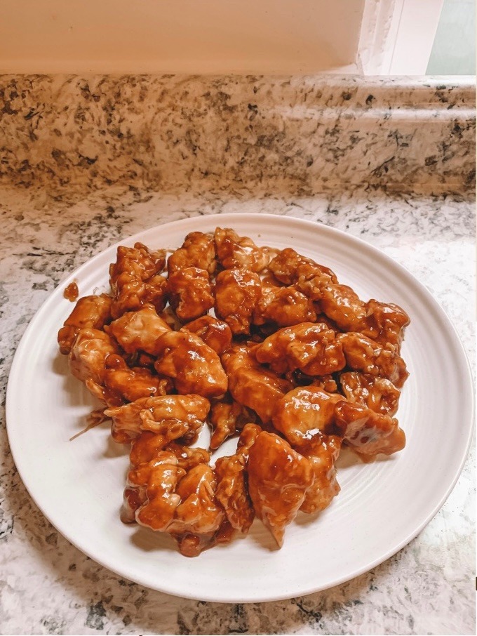 Air Fryer Honey BBQ Boneless Wings Sarah Bowmar