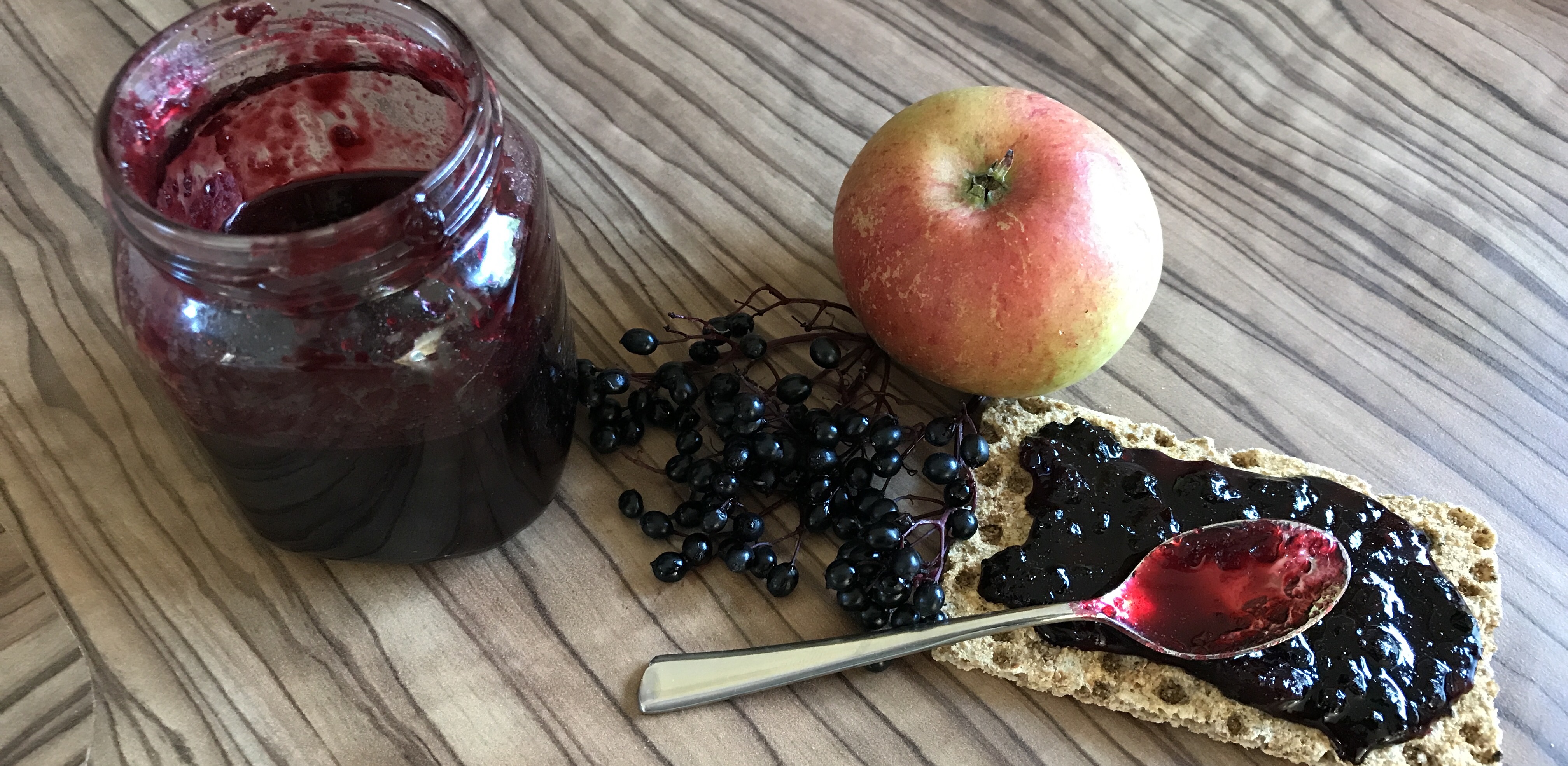 Elderberry and Apple Jam Recipe sarahbytes