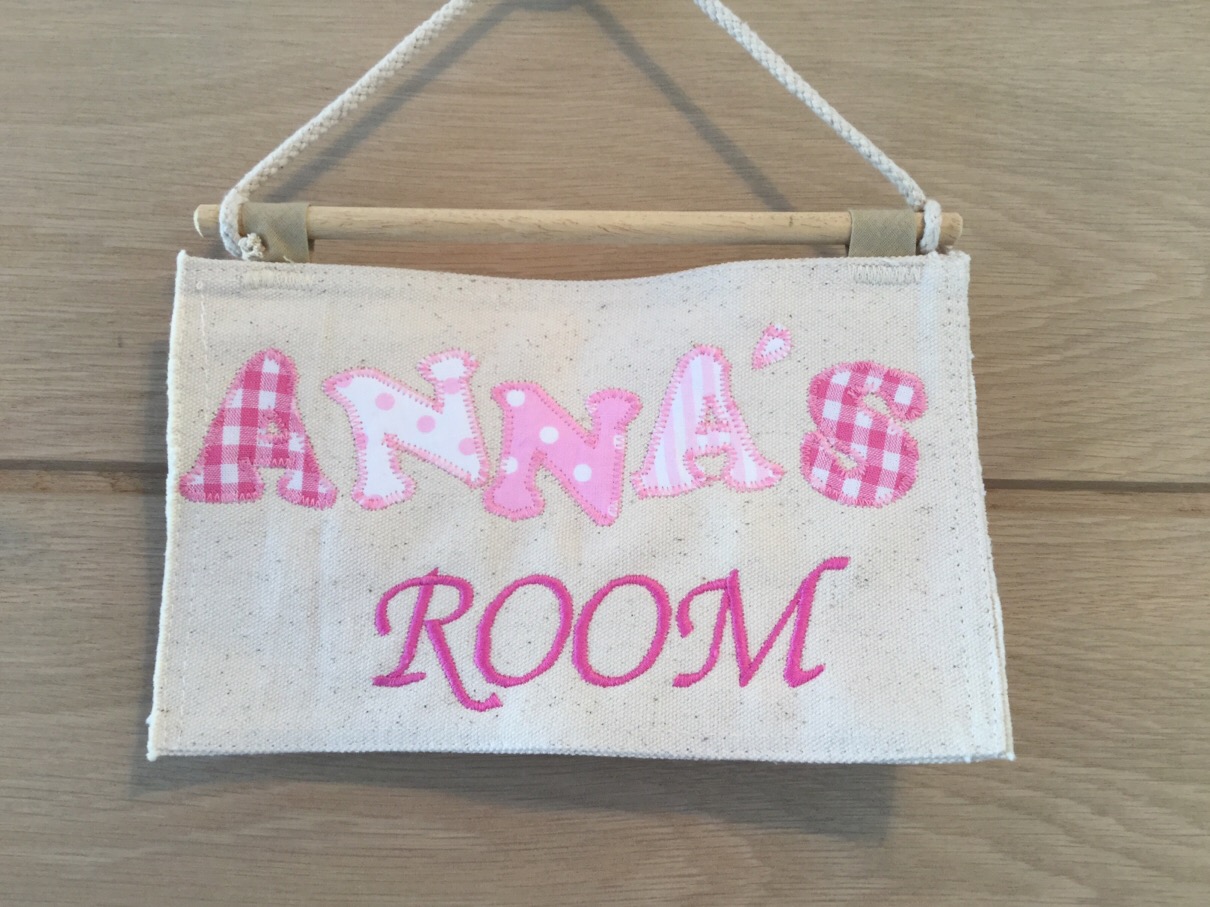 Personalised Bedroom Door Hanger Sarah Jane Designs