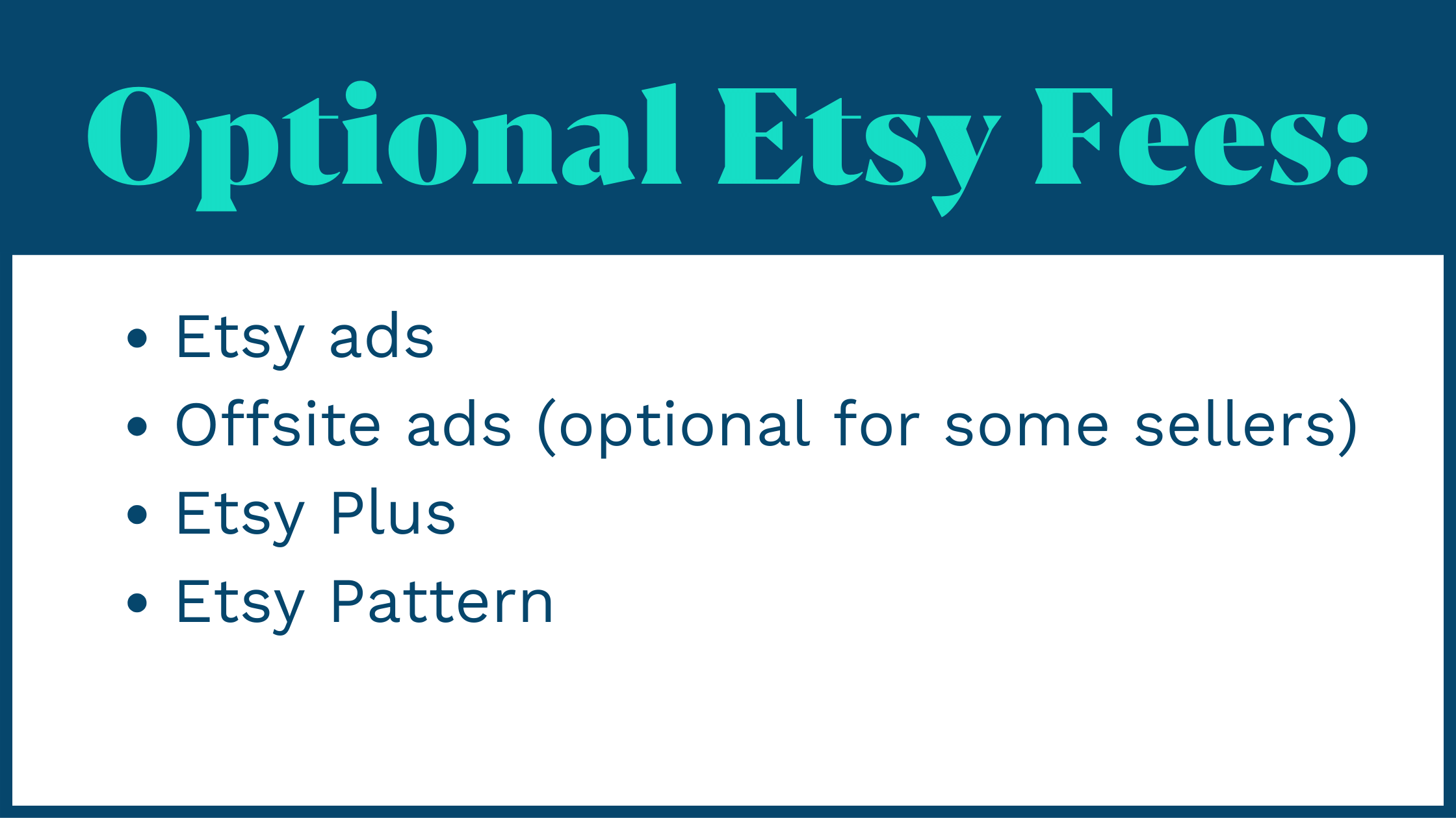 Etsy Fees in 2024 Sarah Waggoner Etsy Shop Coach