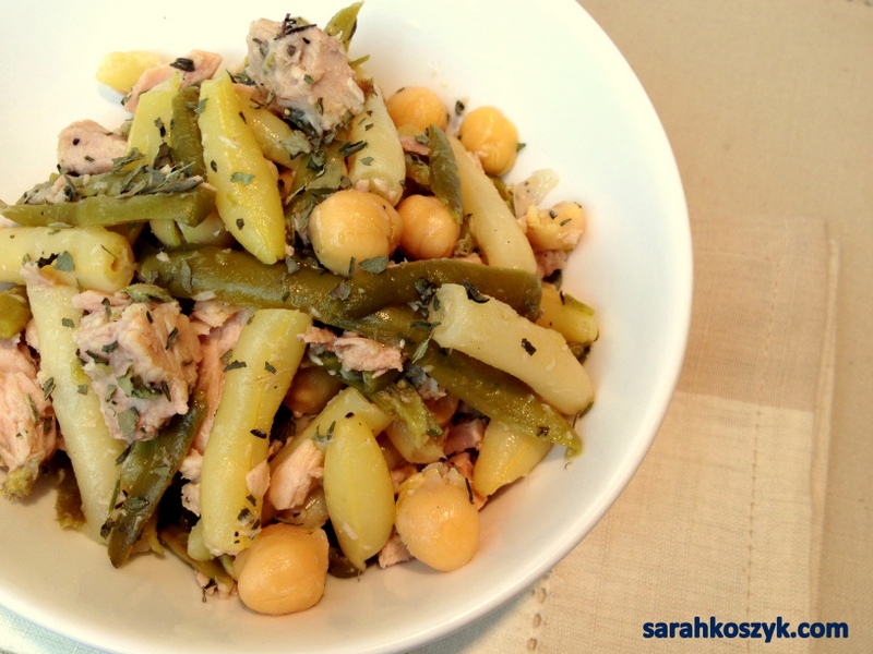 Cupboard Cookout Green Bean Medley With Tuna Salad • Sarah Koszyk
