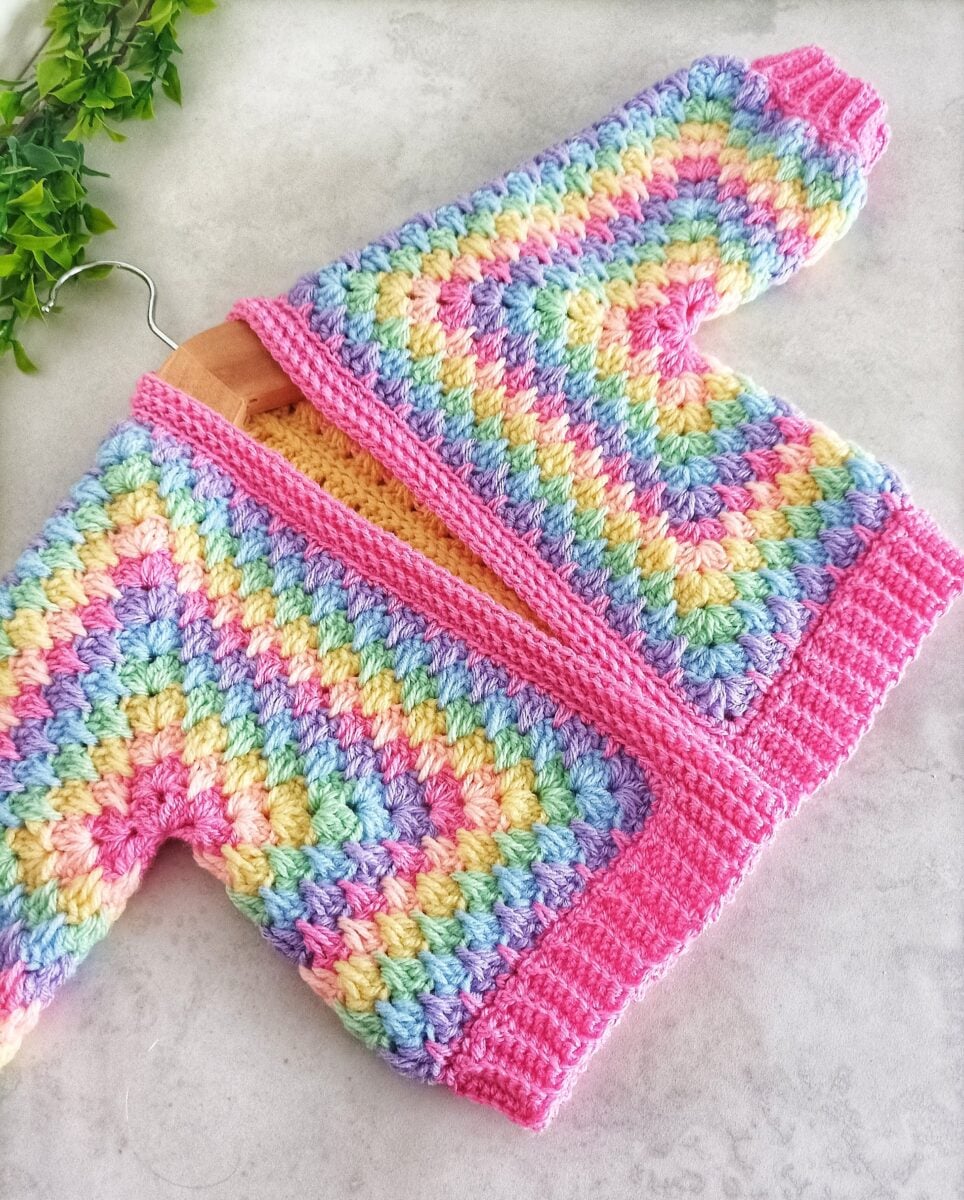 17+ Free Hexagon Cardigan Crochet Patterns for Beginners - Sarah Maker