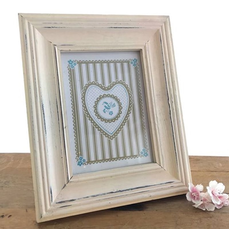 Rustic Picture Frame Cream Sarah Norton Interiors