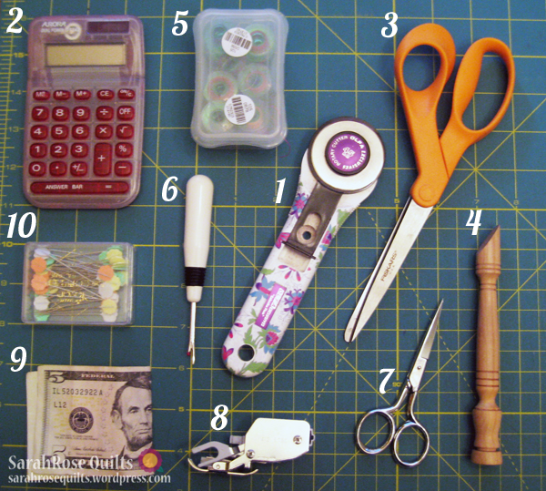 Quilting Notions My Top Ten List SarahRose Quilts — Blog