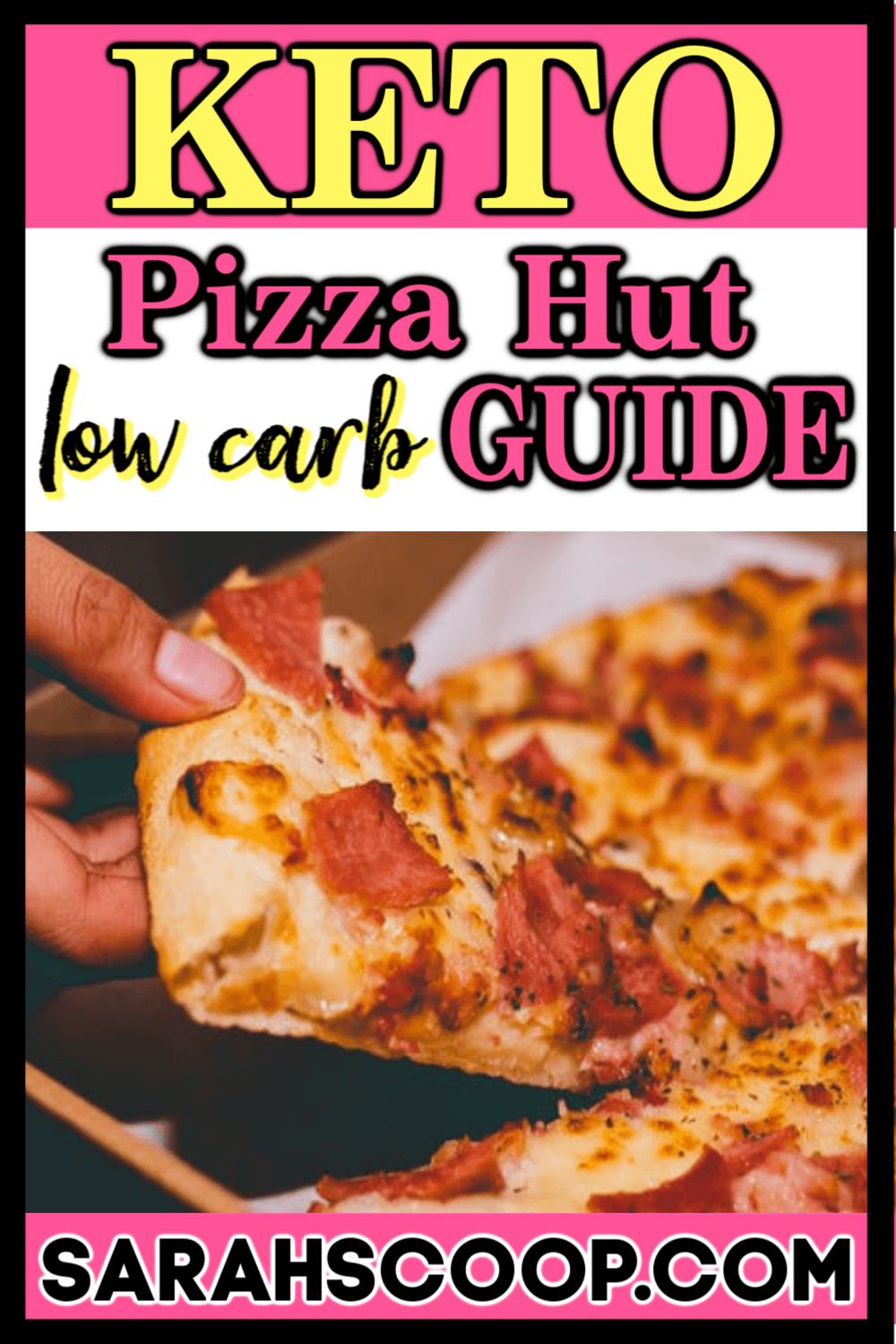 Pizza Hut Low Carb Keto Diet Guide Sarah Scoop