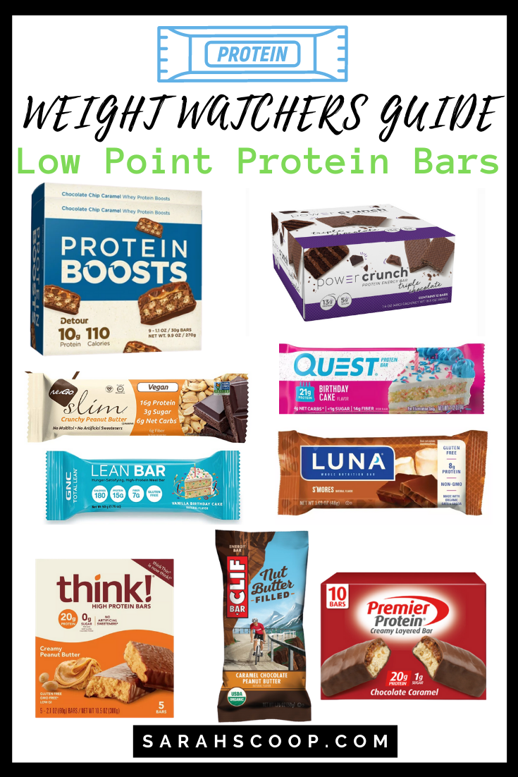 Weight Watchers Protein Bars Guide Sarah Scoop