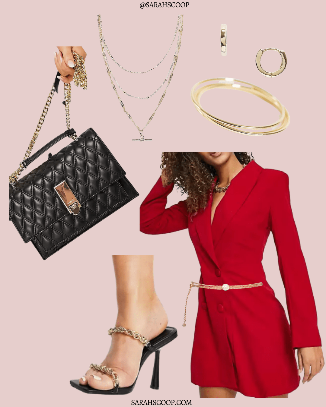 What to Wear With a Red Dress Sarah Scoop