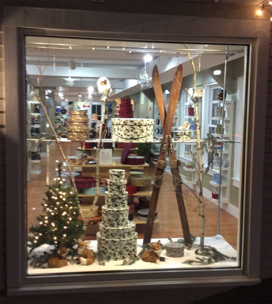 Store Display Sarah's Hat Boxes