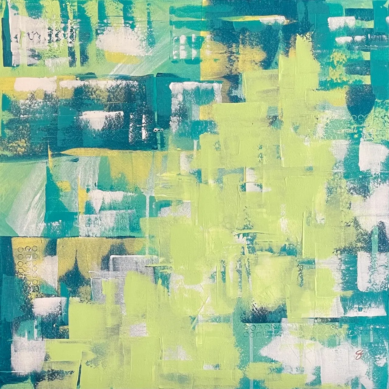 Eternal Spring 24" x 24" Original Painting Abstract Art Buy