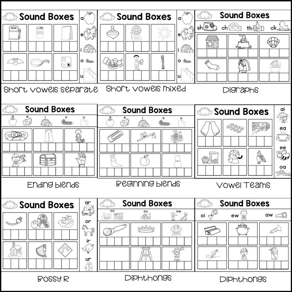 Sound Boxes Sarah's Teaching Snippets