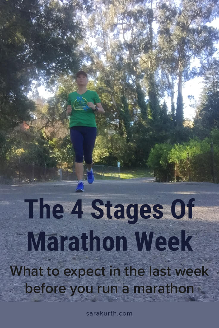 The 4 Stages Of Marathon Week