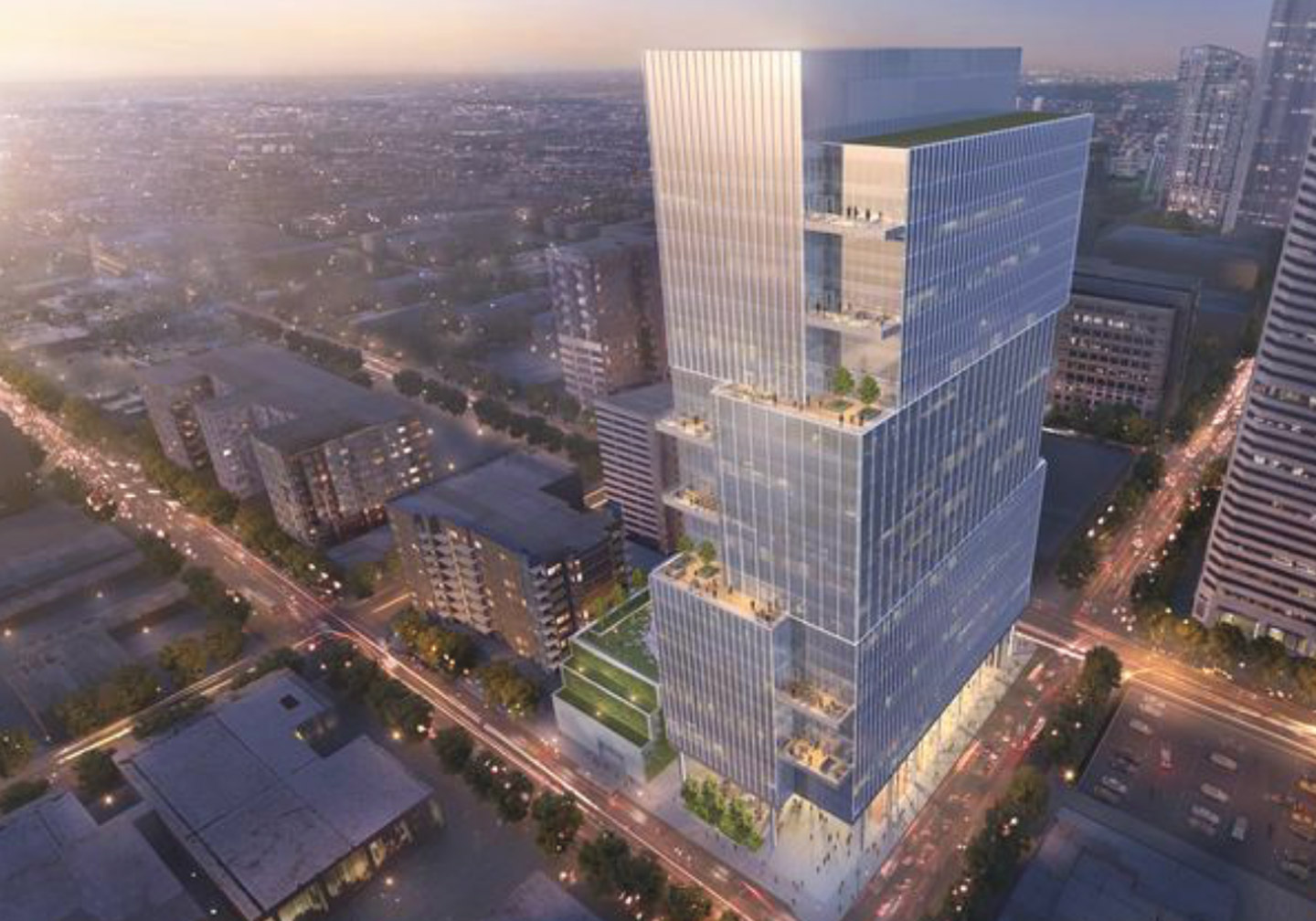 New 30story Office Tower Unveiled for Denver CBD Shears Adkins Rockmore