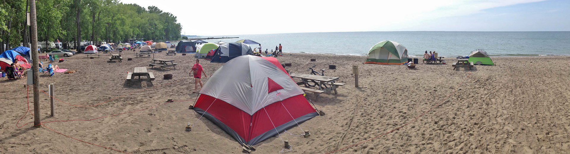 Sara’s Campground Family Camping on Lake Erie, Pennsylvania