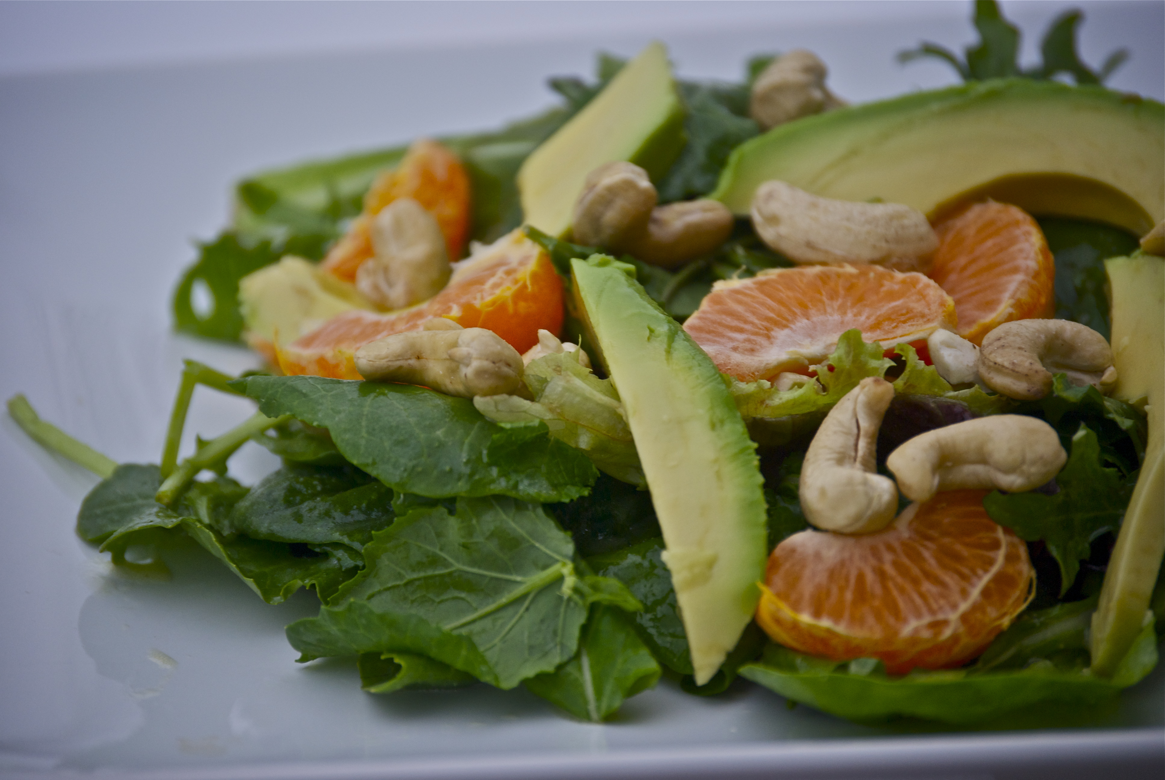 Orange, Avocado & Cashew Salad with Lemon Dijon Vinaigrette Sara Sullivan