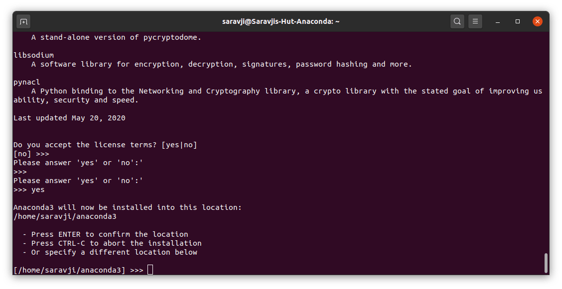 Installing Anaconda on Linux (Ubuntu) Saravji’s Hut