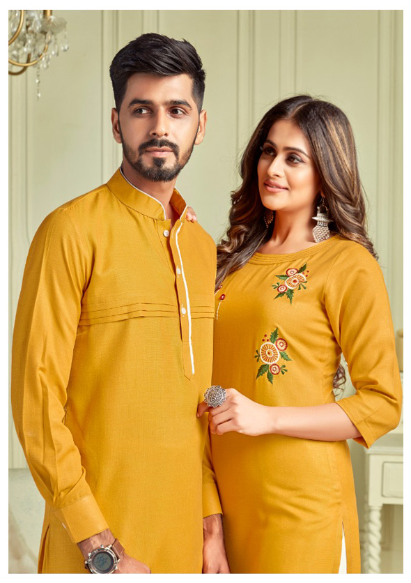 Royal Couple Combo Sarees, Suits, Lehengas, Fusion wear and Kurtis