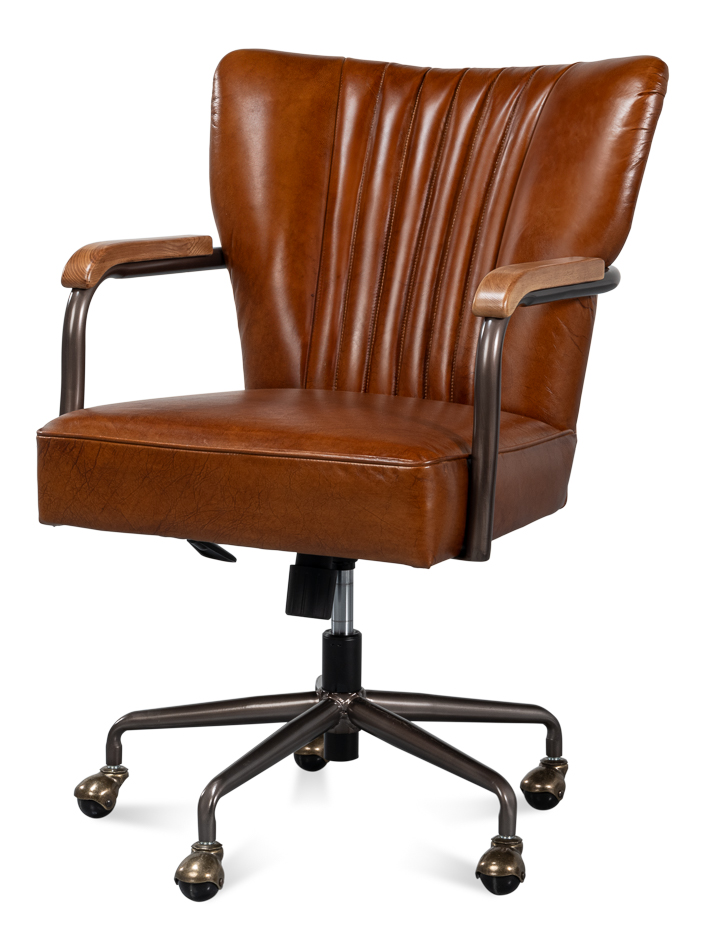 Introducir 98+ imagen vintage office chair Abzlocal.mx