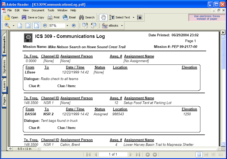 SAR Technology Creating PDF Reports