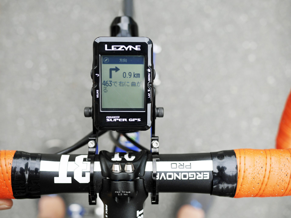 ナビ付きサイコン LEZYNE SUPER GPS を導入 おサルが漕ぐなりミニベロ雑記