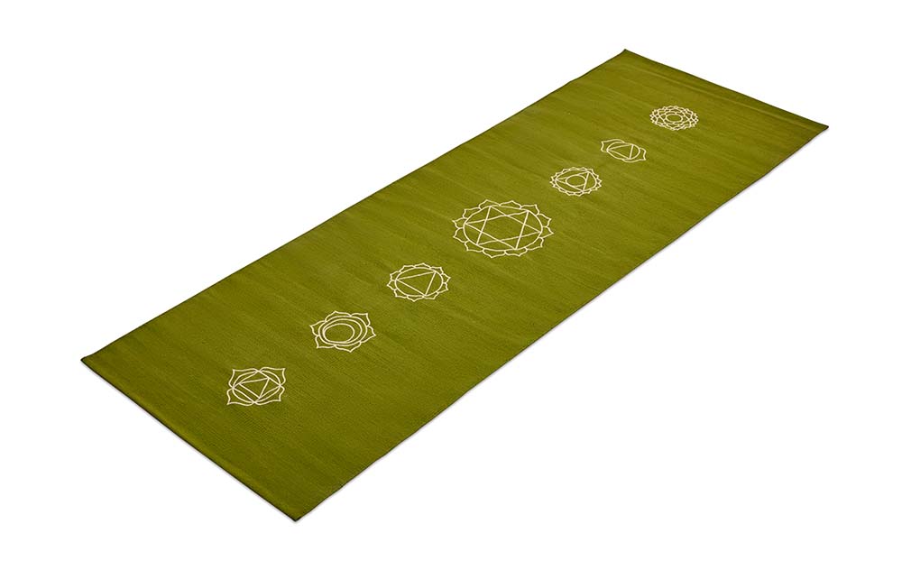 Cotton Yoga Mat Bag Chakra Symbols Earths Elements, gaiam chakra