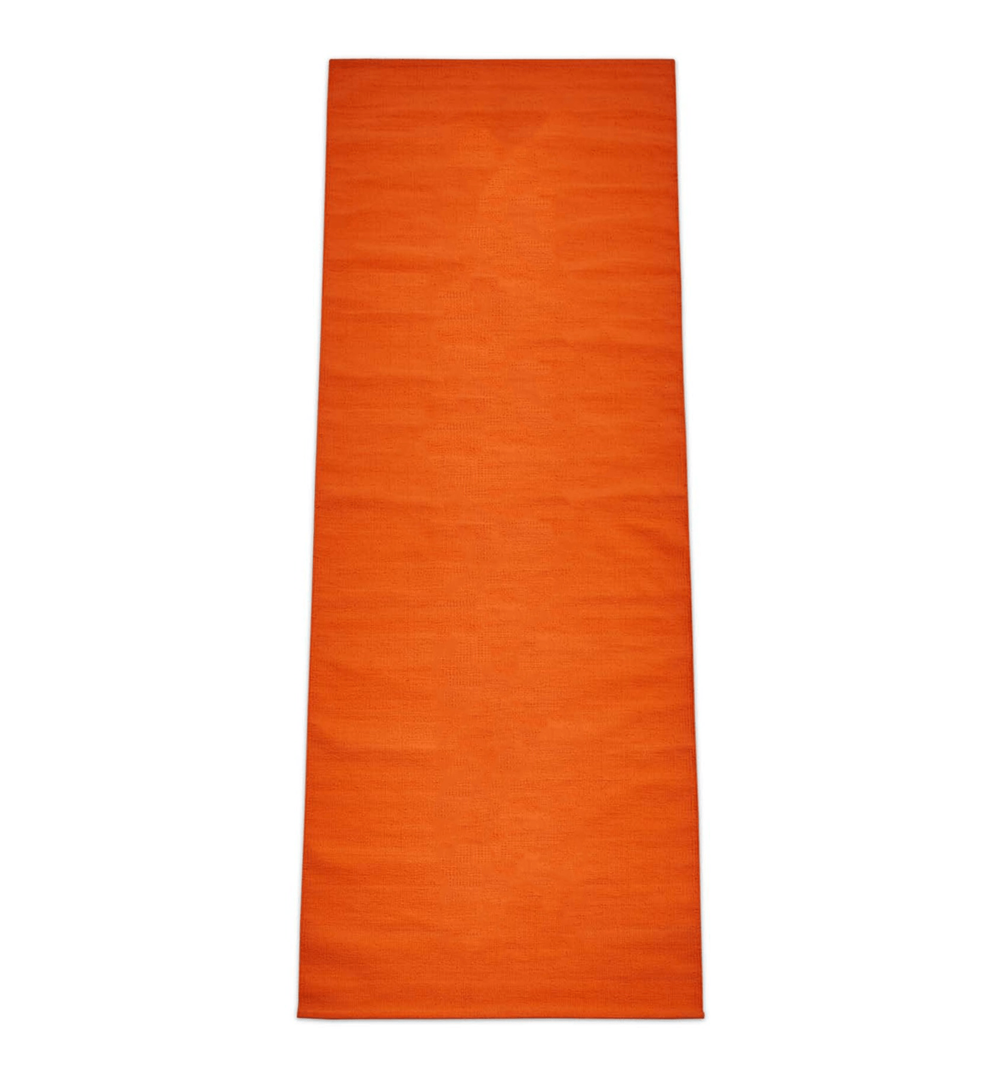 Natural Cotton Yoga Mat with Natural Rubber Grip Plain Sarveda