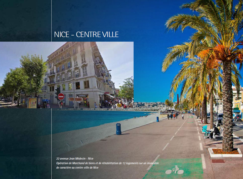 Immeuble à Nice Centre rue Jean Médecin à