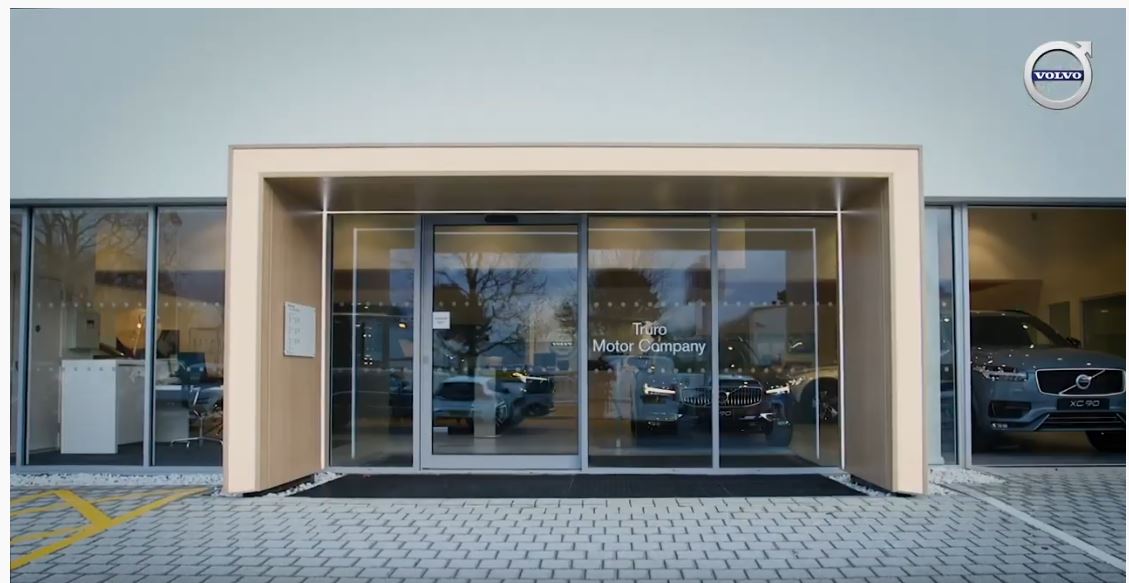 Volvo Garage, Truro Rainscreen Cladding SAS Render Systems