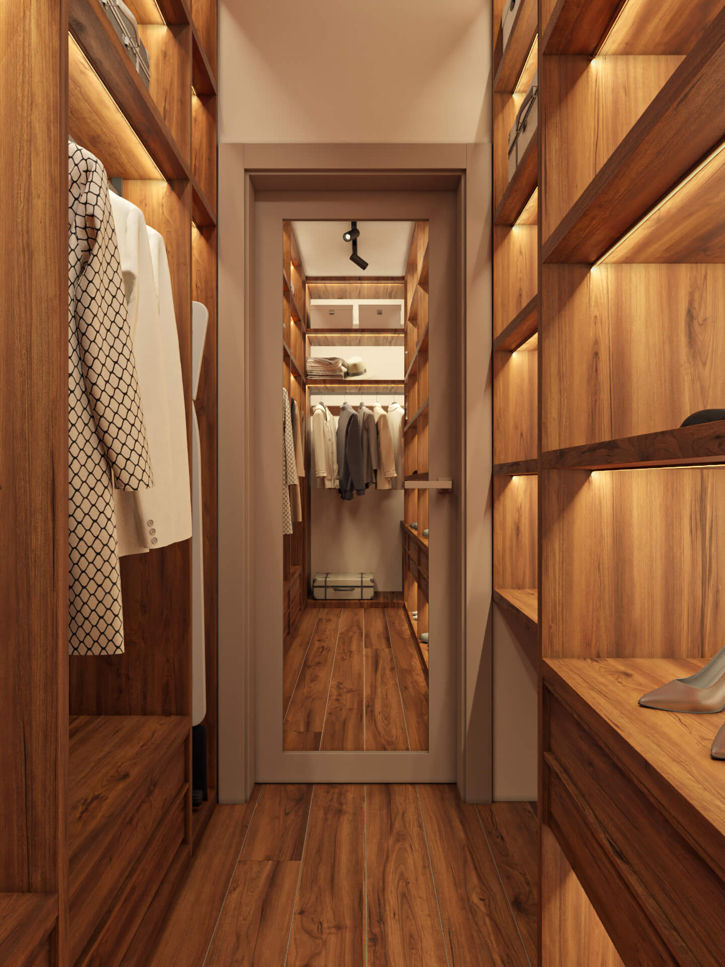 DRESSING ROOM, WARDROBE Sasha Assaul Design Bureau