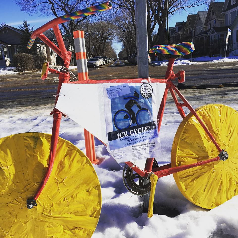 Christmas Tree Ice Cycles 2017 Ice Cycle Fundraiser Saskatoon Cycles