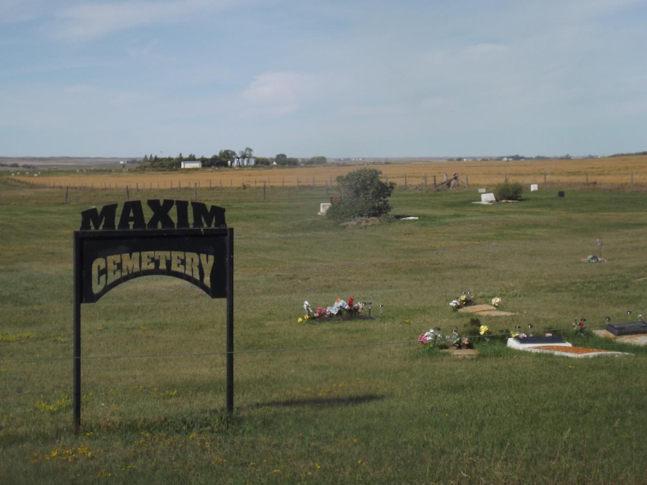 Saskatchewan Cemeteries Project Maxim Cemetery Colgate, Saskatchewan