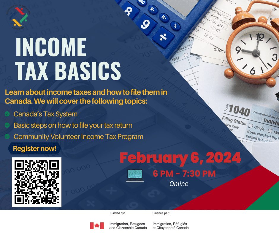 Tax Basics Information Session Saskatchewan Intercultural