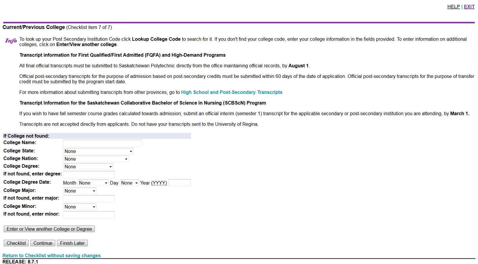 International Student Guide to the Saskatchewan Polytechnic Application