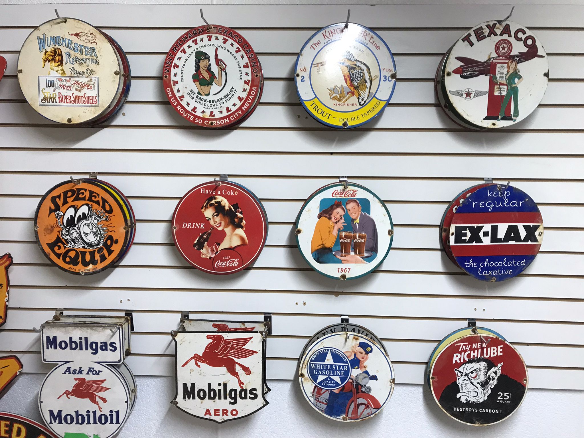 SASK Porcelain Signs