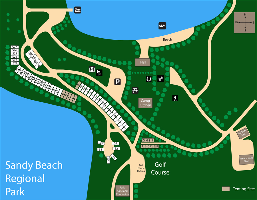 Sandy Beach Saskatchewan Regional Parks