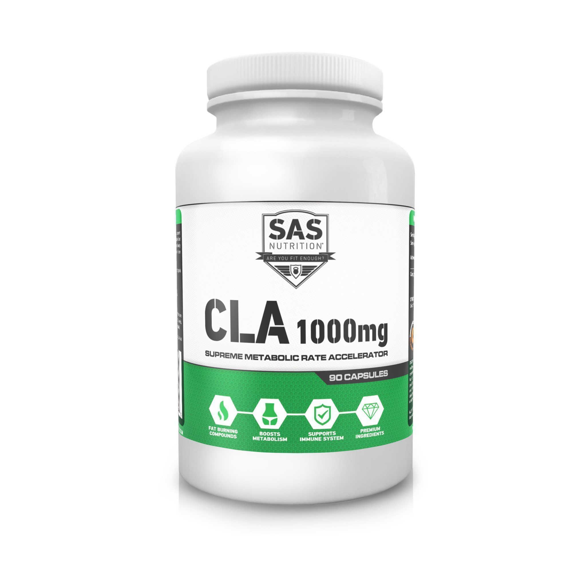 CLA Supplement for Weight Loss 90 caps SAS Nutrition