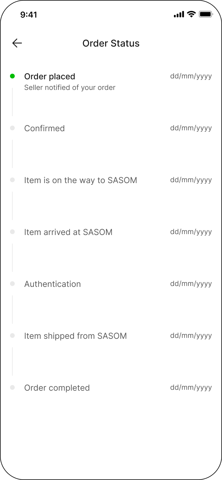What does the 'Pending' order status mean? Help Center