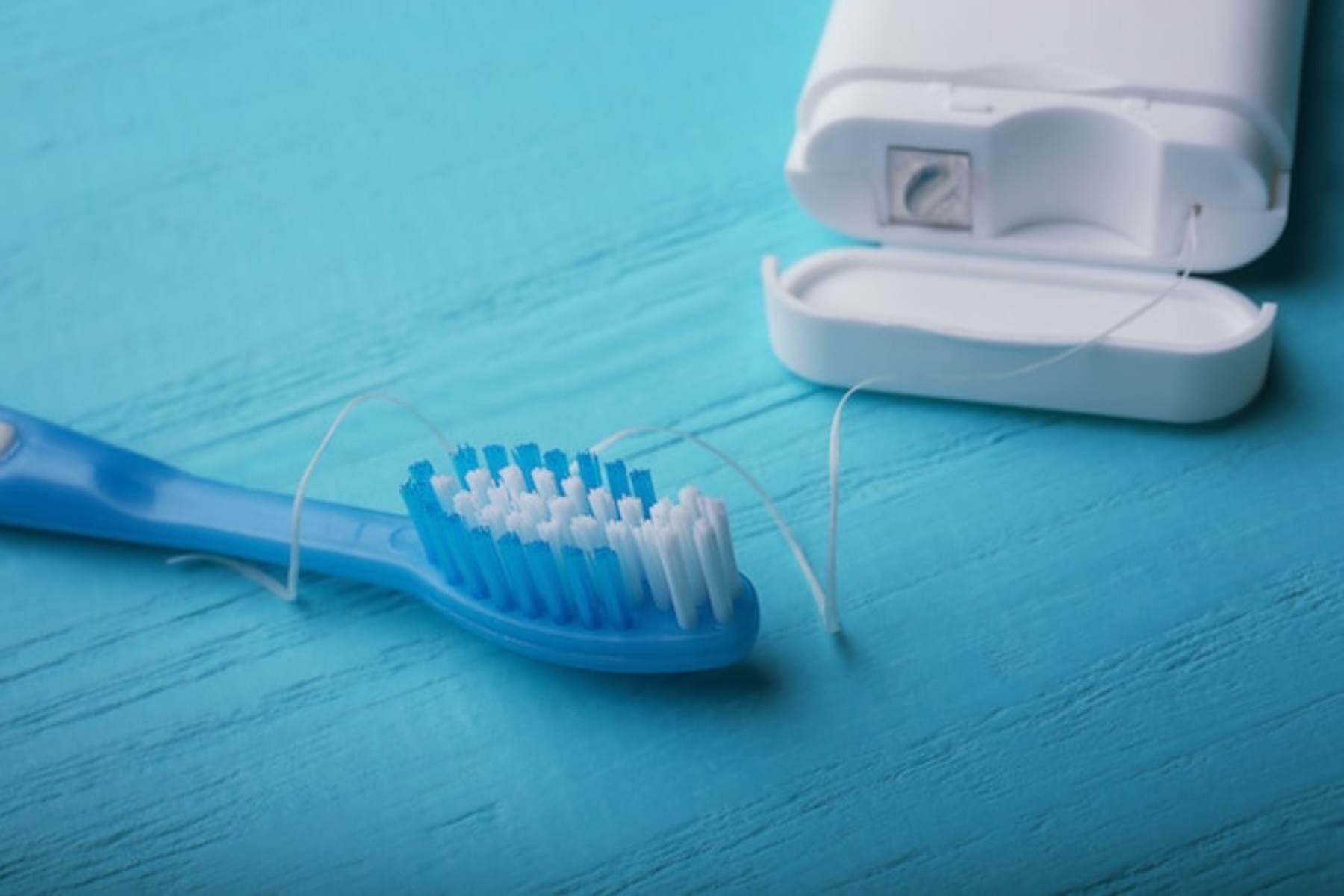 Should you brush or floss first? SASPIO